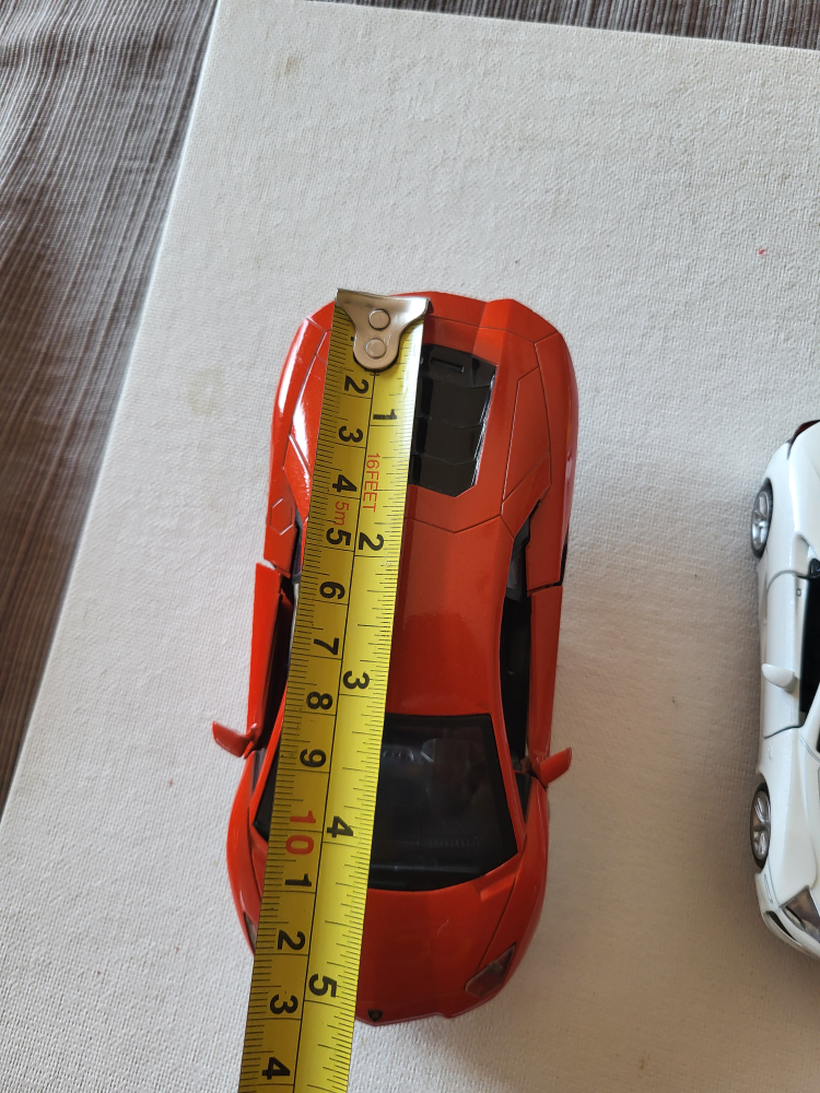 Lamborghini Aventador Orange Diecast Car - photo 4
