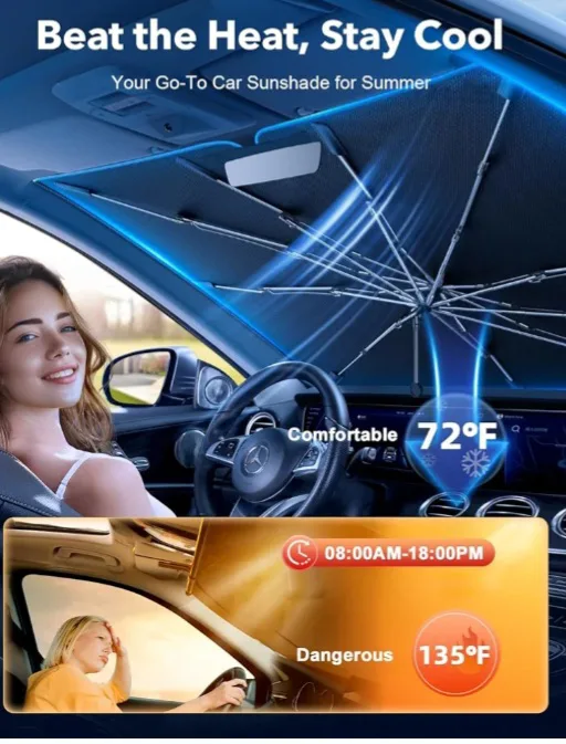 Car Sunshade Umbrella - New in Box! image indicator(2)