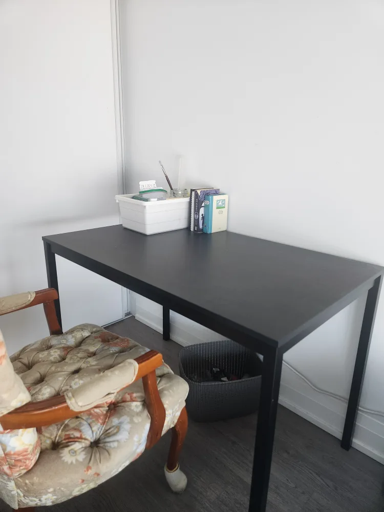 Floral Upholstered Armchair & Desk thumbnail