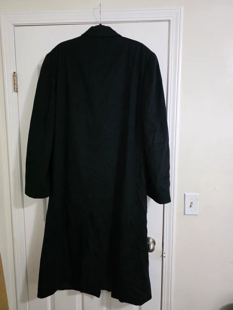 Canali Men's Dark Navy oversized Overcoat (Size XL) image indicator(2)