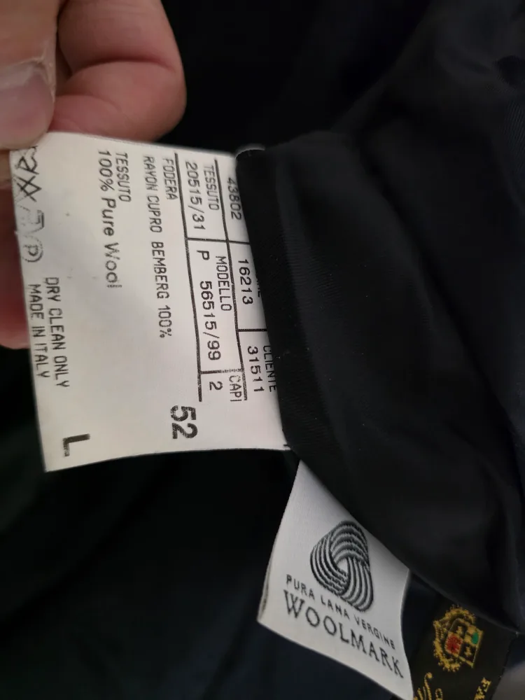 Canali Men's Dark Navy oversized Overcoat (Size XL) image indicator(7)