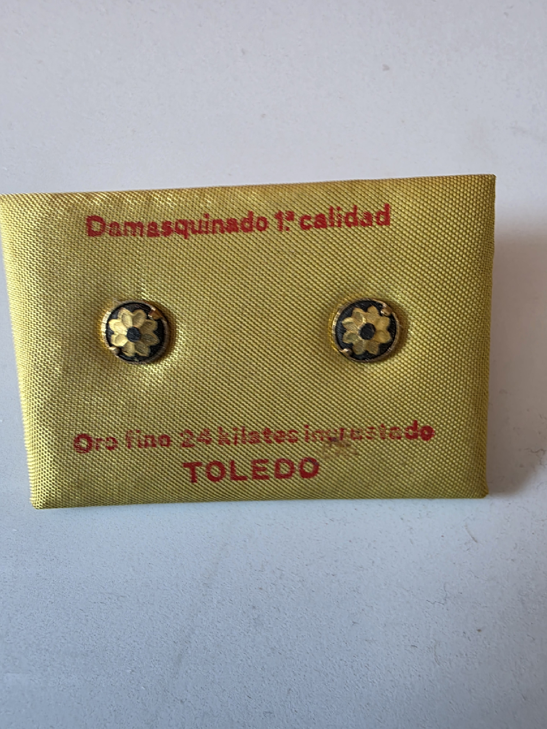 Toledo Damasquinado Earrings ❤️