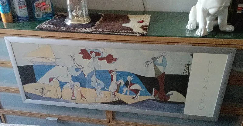 Pablo Picasso-style Abstract Painting thumbnail