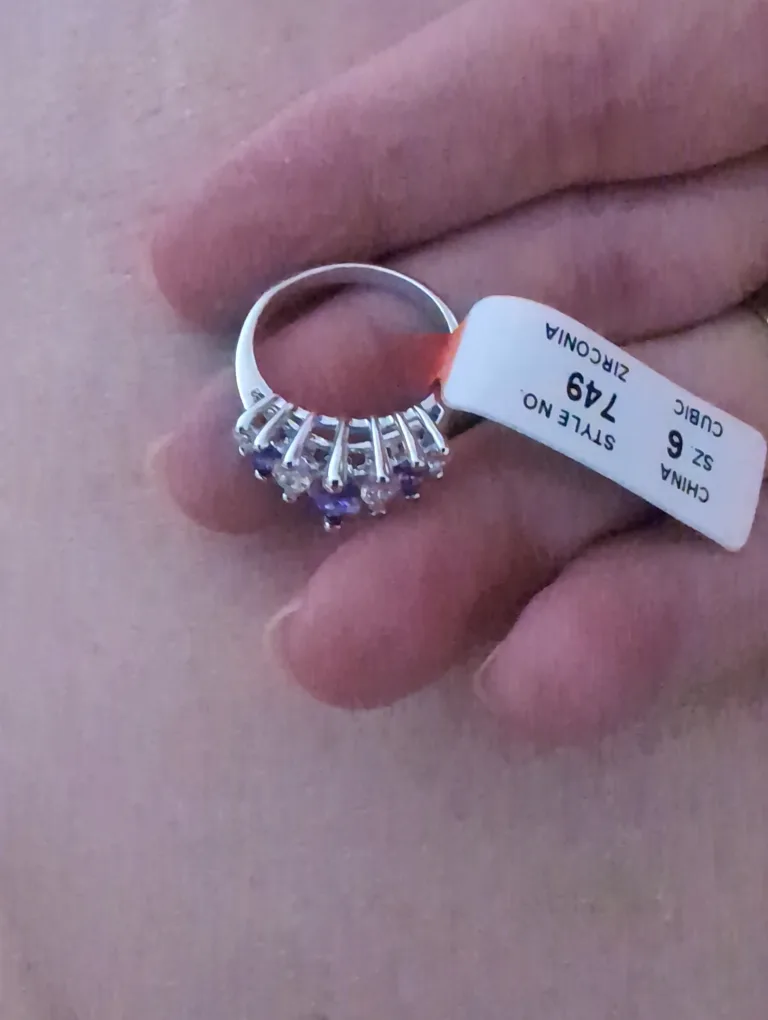 Cubic Zirconia Ring - Size 6 image indicator(2)