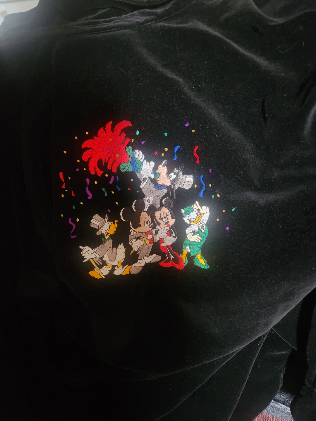The Disney Store Black Velvet Shirt - Size Medium
