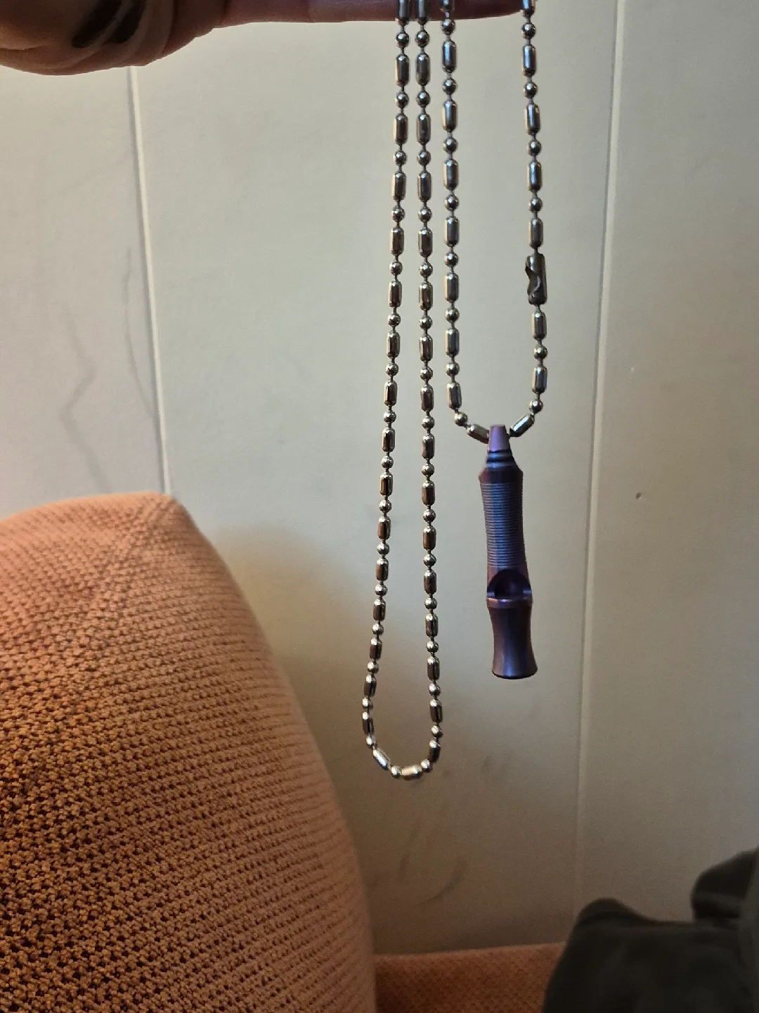 TACRAY Emergency Survival Whistle - Purple Blue image indicator(3)