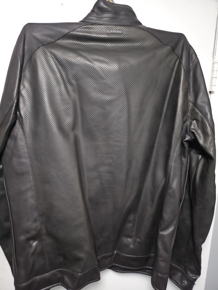 Michael Kors Black Leather Jacket - Size M - photo 3