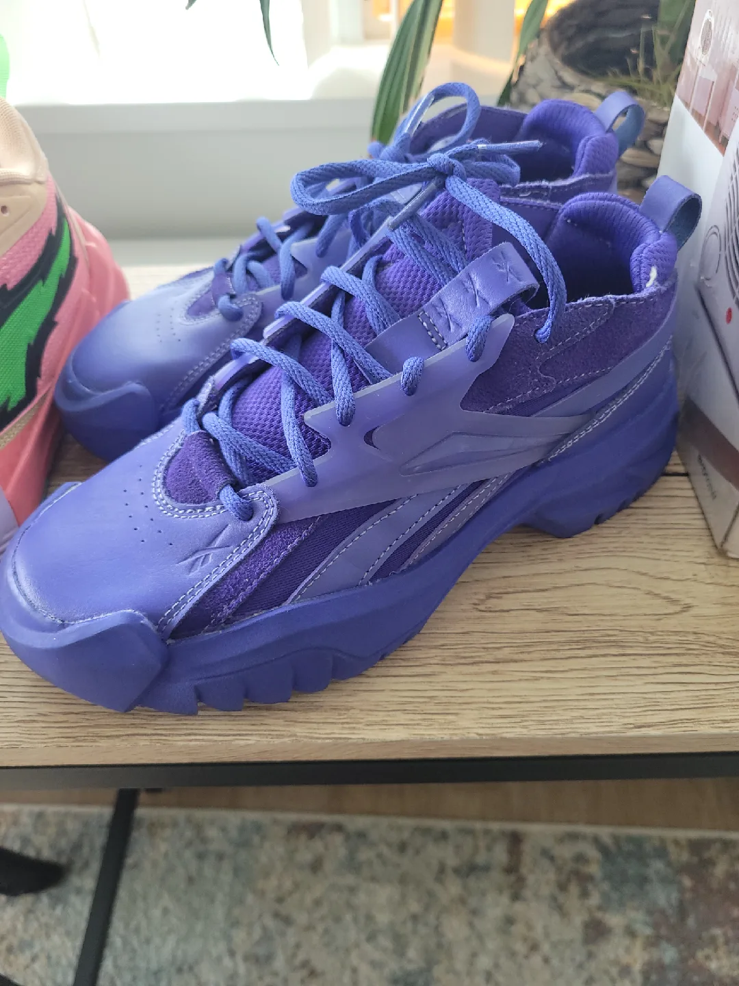 "Cardi B Club C V2" Reebok Purple Shoes US 4