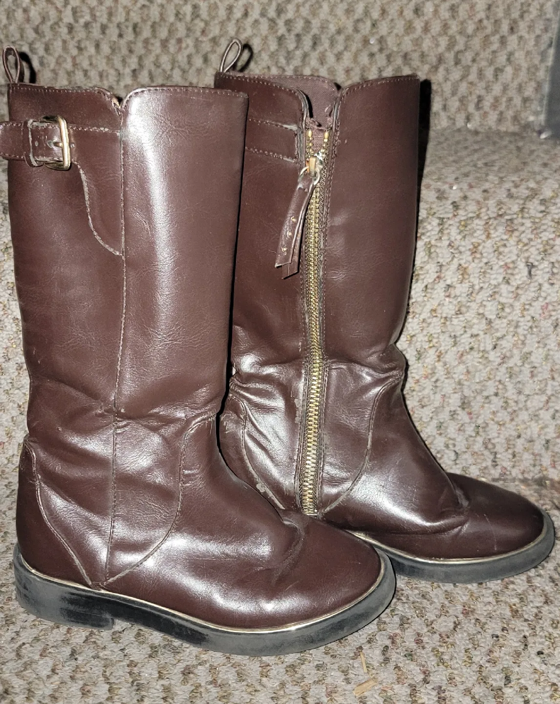 Brown Knee High Boots thumbnail