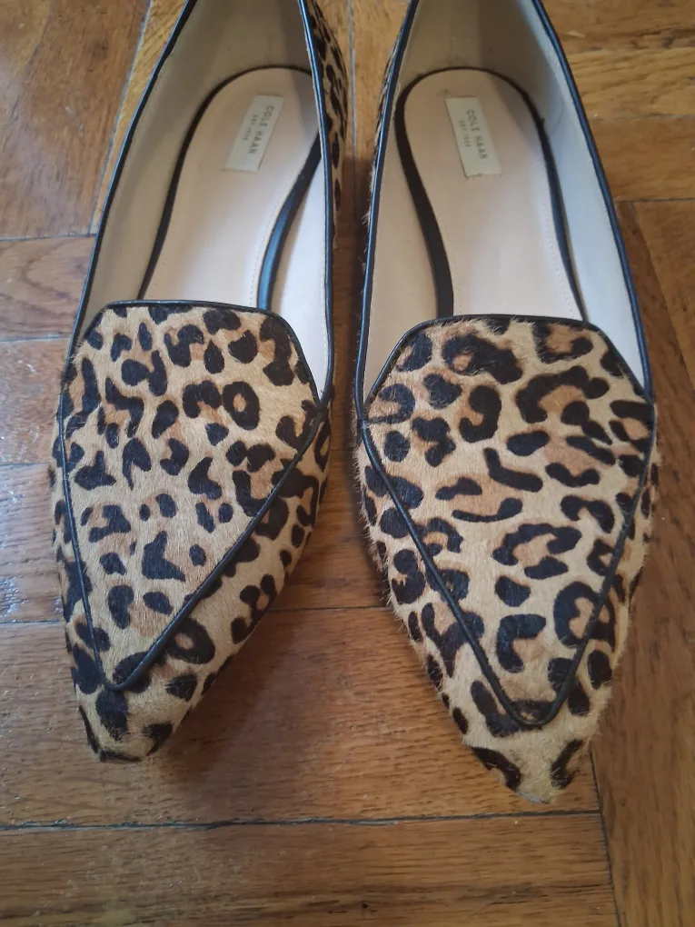 Cole Haan Leopard Print Flats, Size 9 image indicator(5)
