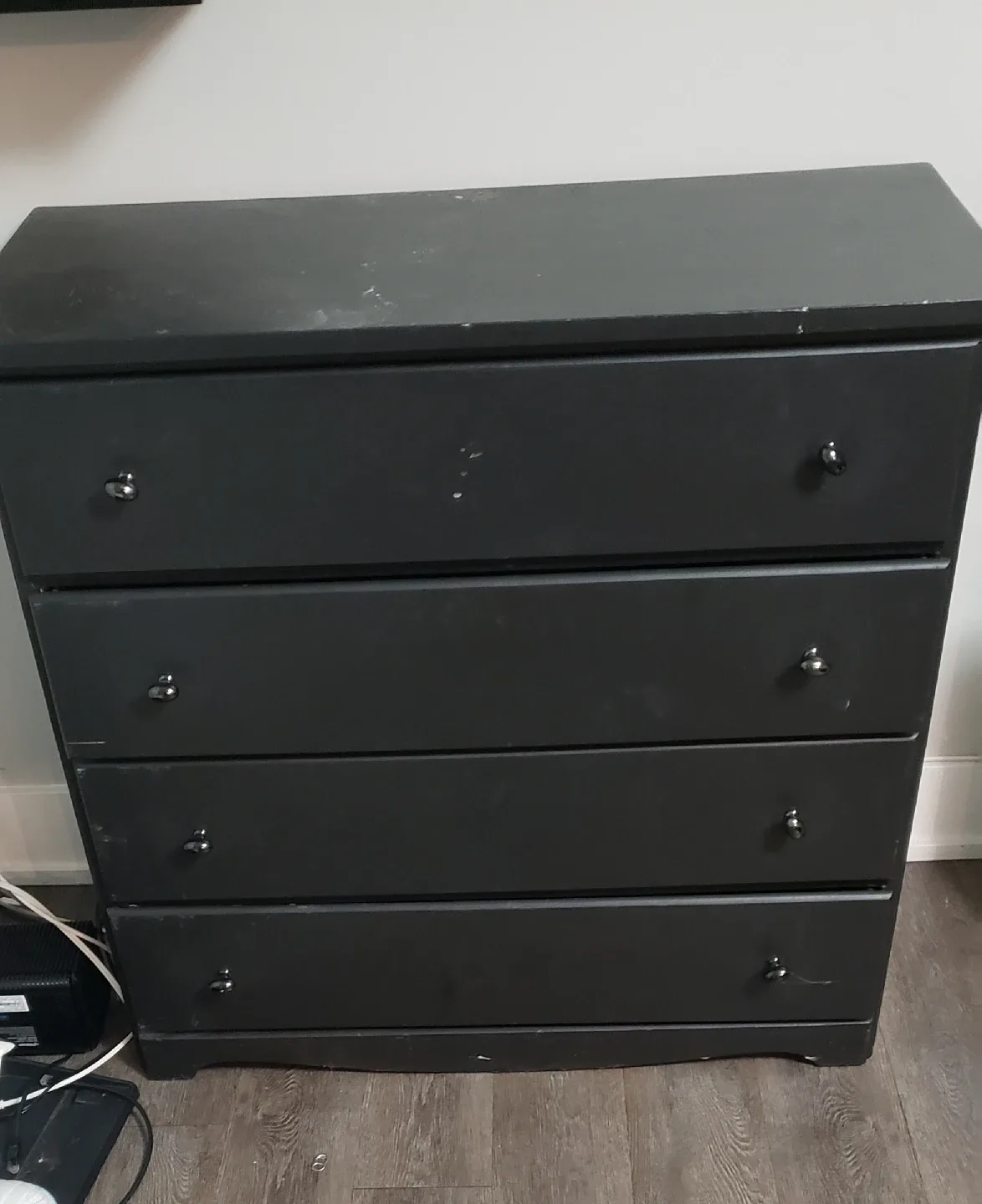 Black 4-Drawer Dresser thumbnail