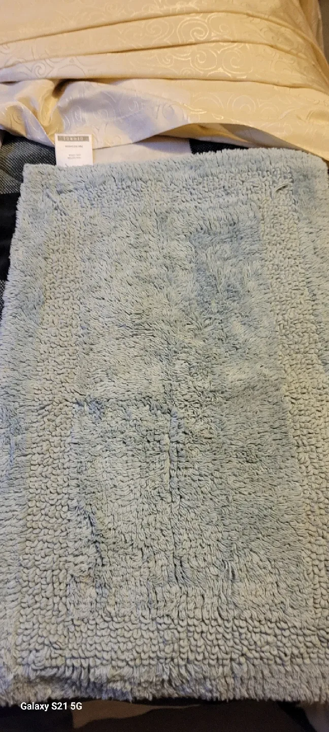 George Bath Mat - Light Blue