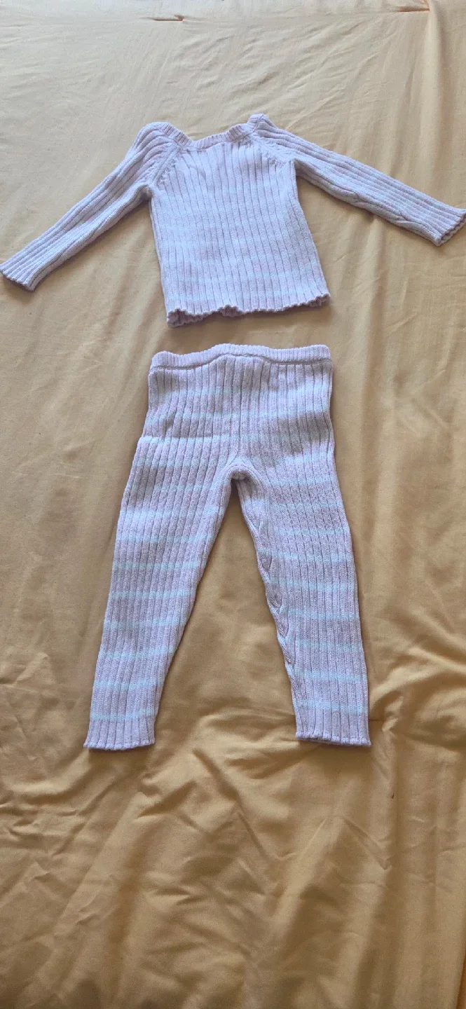 Baby B'gosh 12-18M Pink Knit Set image indicator(3)