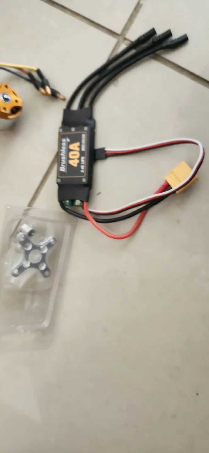 Brushless 40A ESC with Motor for drone thumbnail