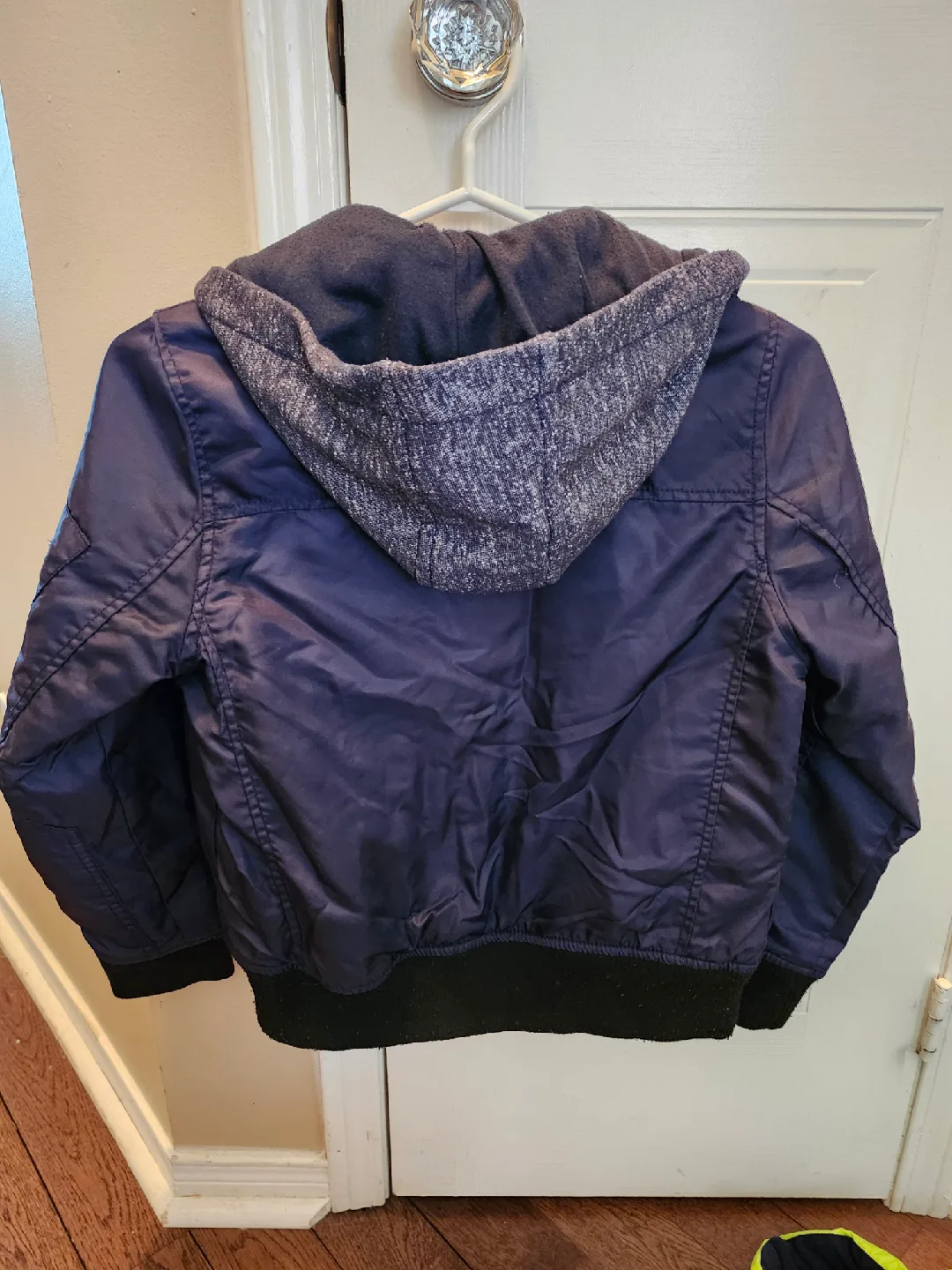 Urban Republic Kids' Blue Hooded Bomber Jacket Size 10/12 image indicator(2)