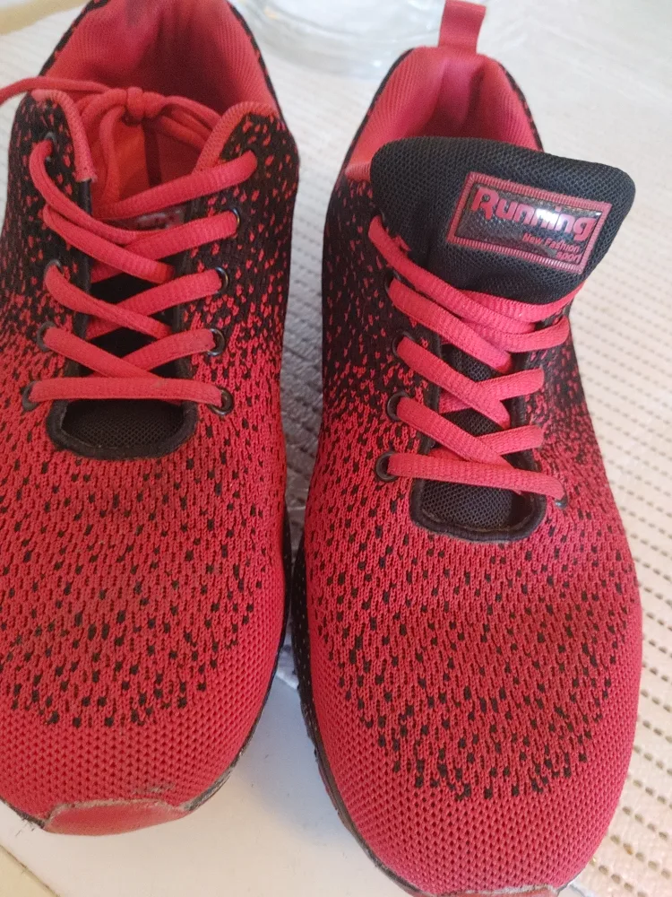 Red & Black Running Shoes - size 8 thumbnail