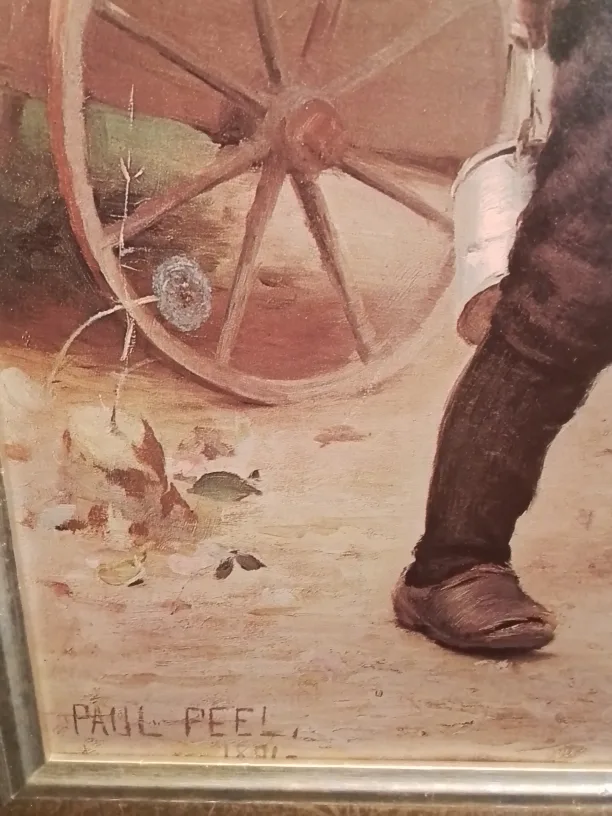 Framed Poul Peel 1801 print image indicator(2)