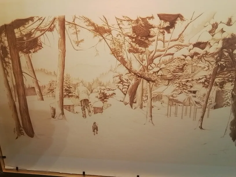 Framed Poul Peel 1801 print image indicator(8)