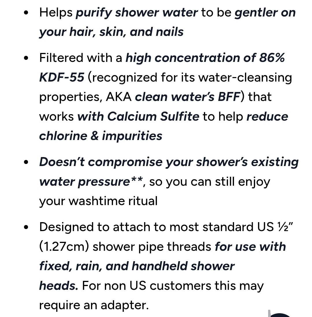 Kitsch Shower Filter Refill Cartridge - photo 2