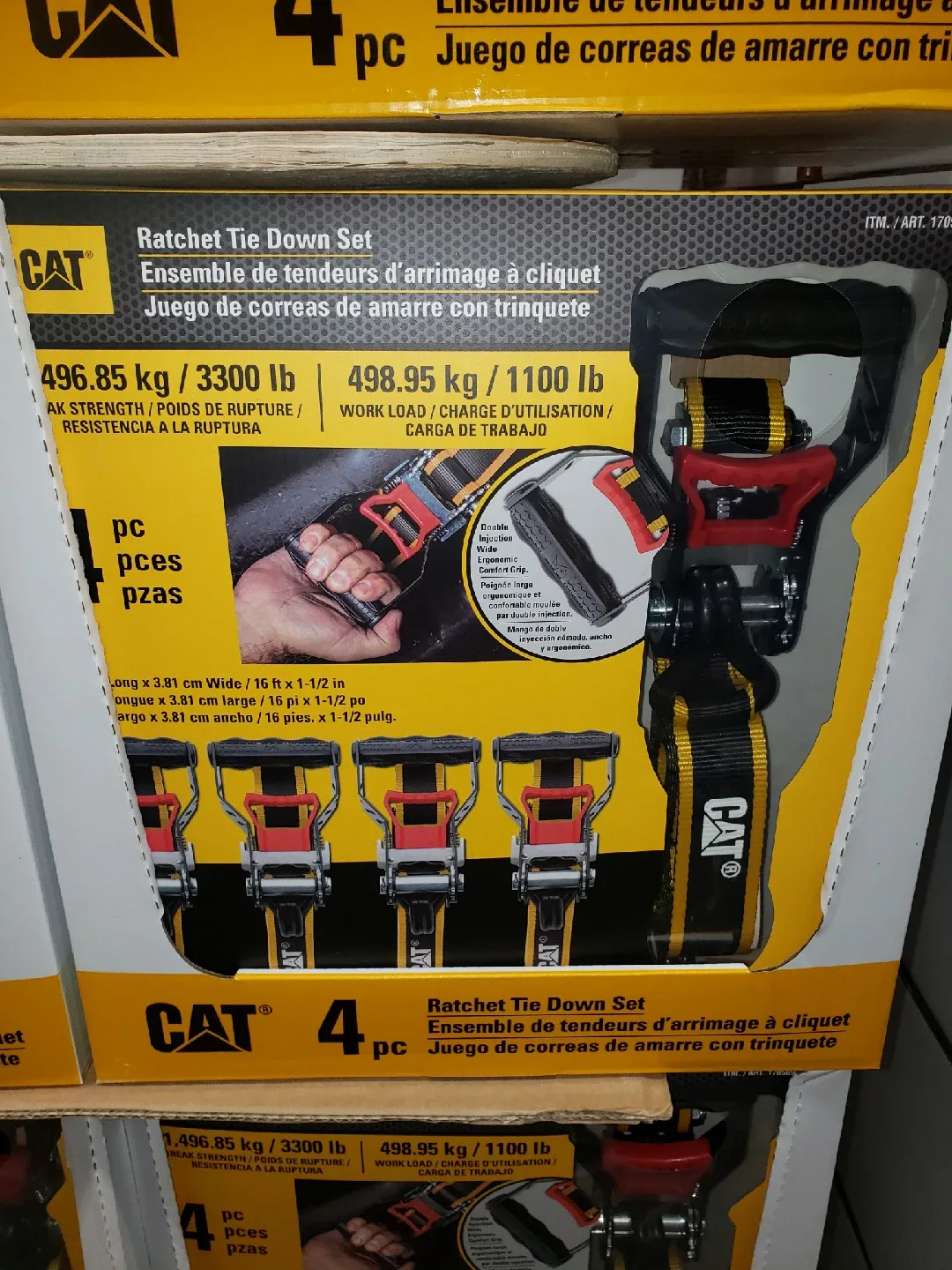 CAT Ratchet Tie Down Set - 4 pc