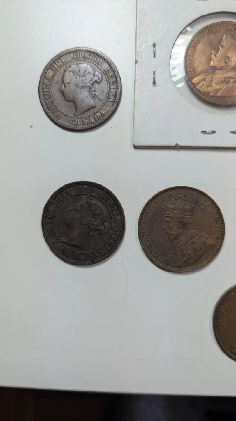 11  Canadian Large One Cent Coins image indicator(6)