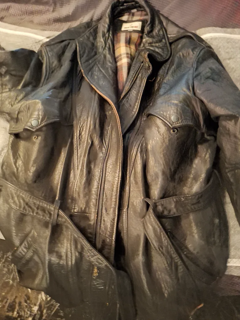 Wear Me Out Black Leather Jacket image indicator(4)