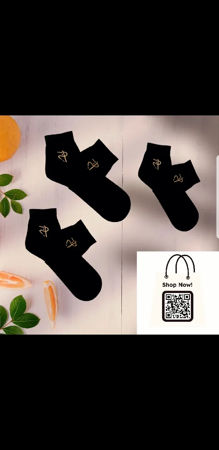Nawazo Black Ankle Socks  3pairs image indicator(3)