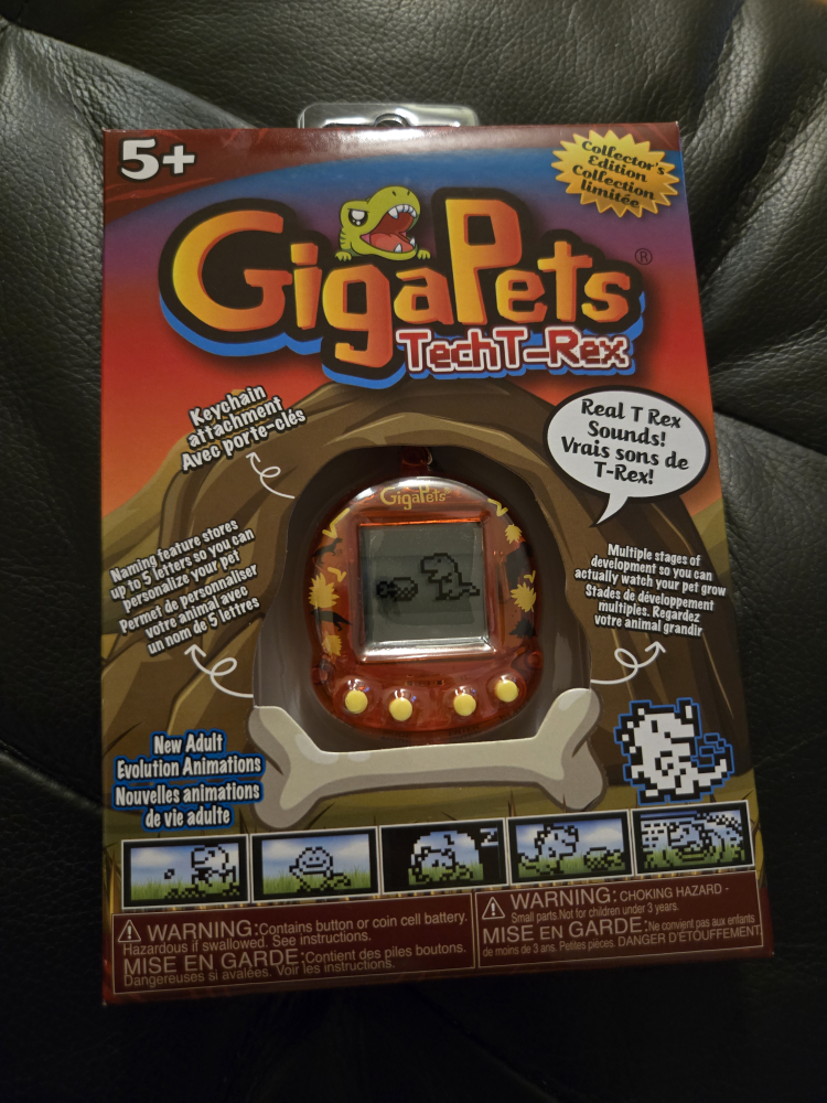 New GigaPets Tech T-Rex Virtual Pet 🧡