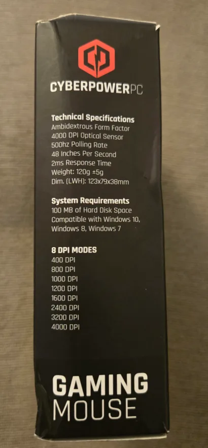 CyberpowerPC Gaming Mouse image indicator(7)