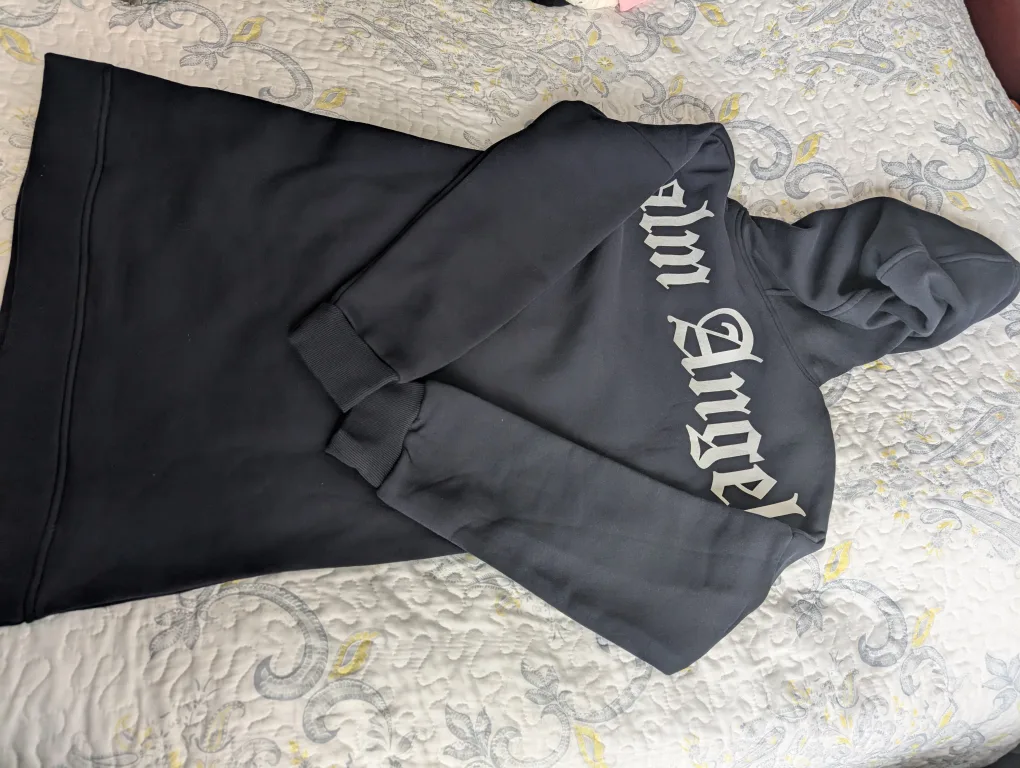 Palm Angels blue Hoodie image indicator(2)