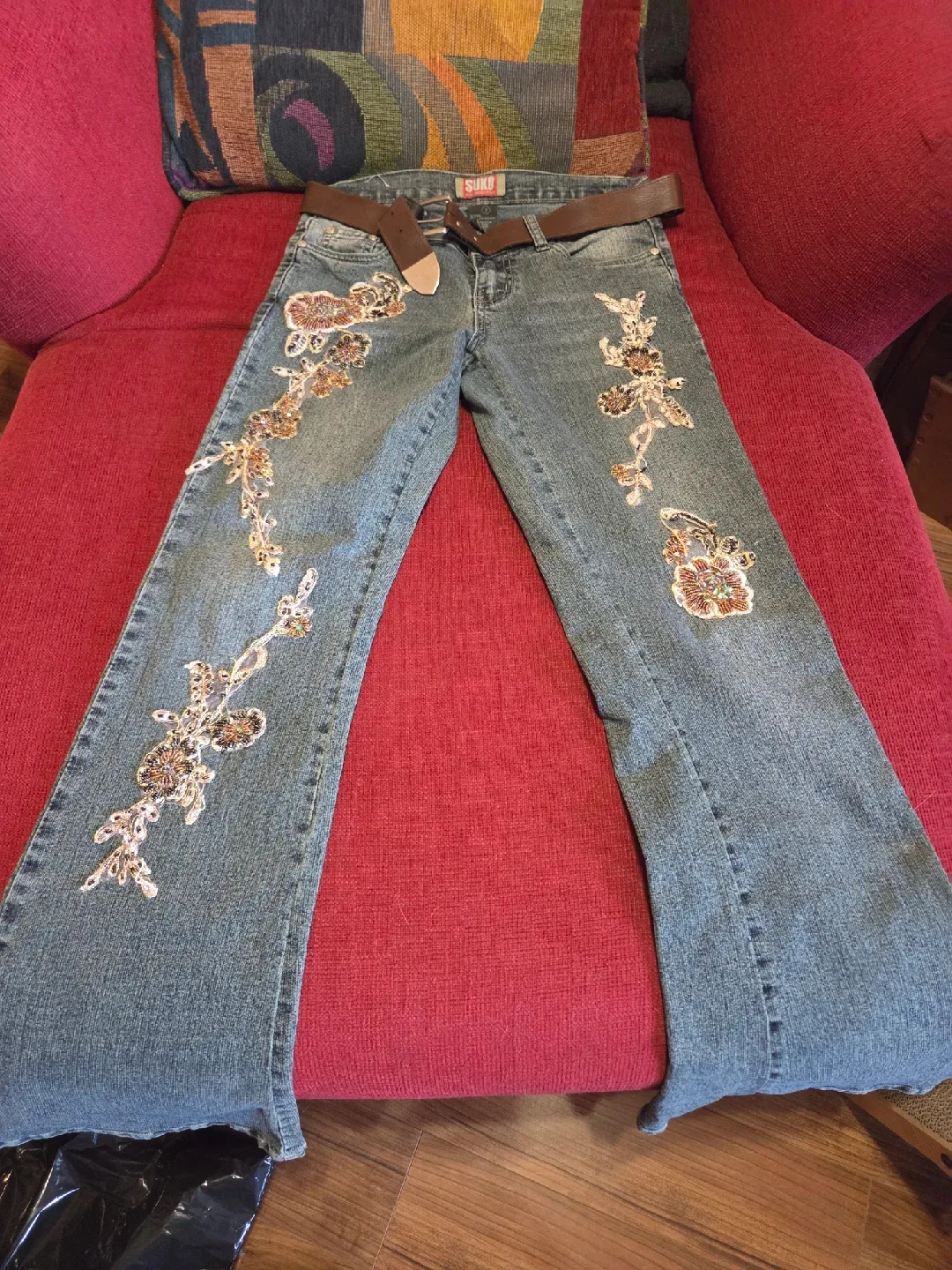Suko Embroided Jeans thumbnail