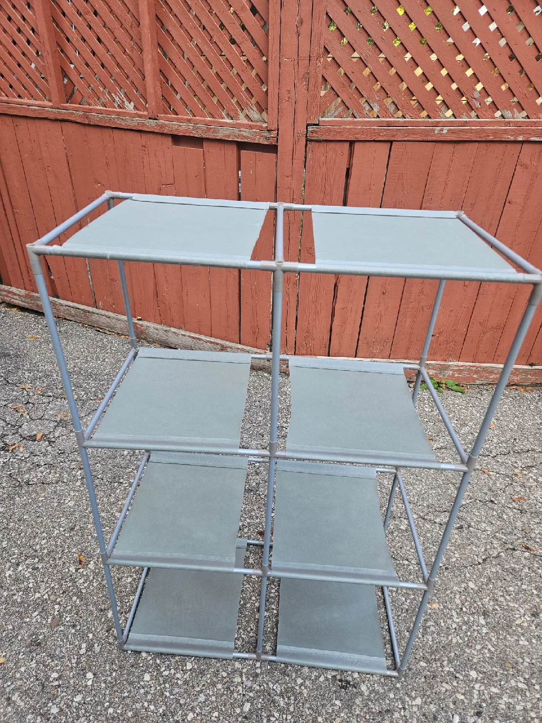 Grey 4-Tier Shelving Unit image indicator(4)