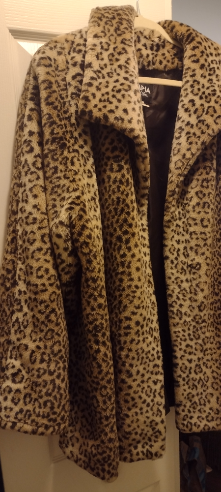Olympia Limited Inc. Leopard Print Coat - Size 2X - photo 2