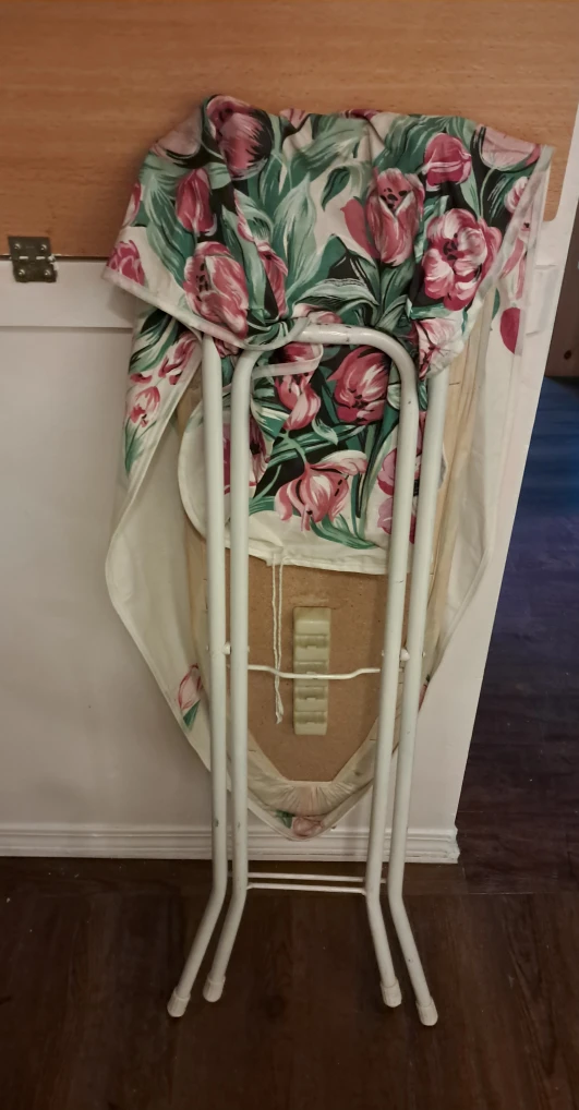 Vintage Ironing Board with Floral Cover - photo 2