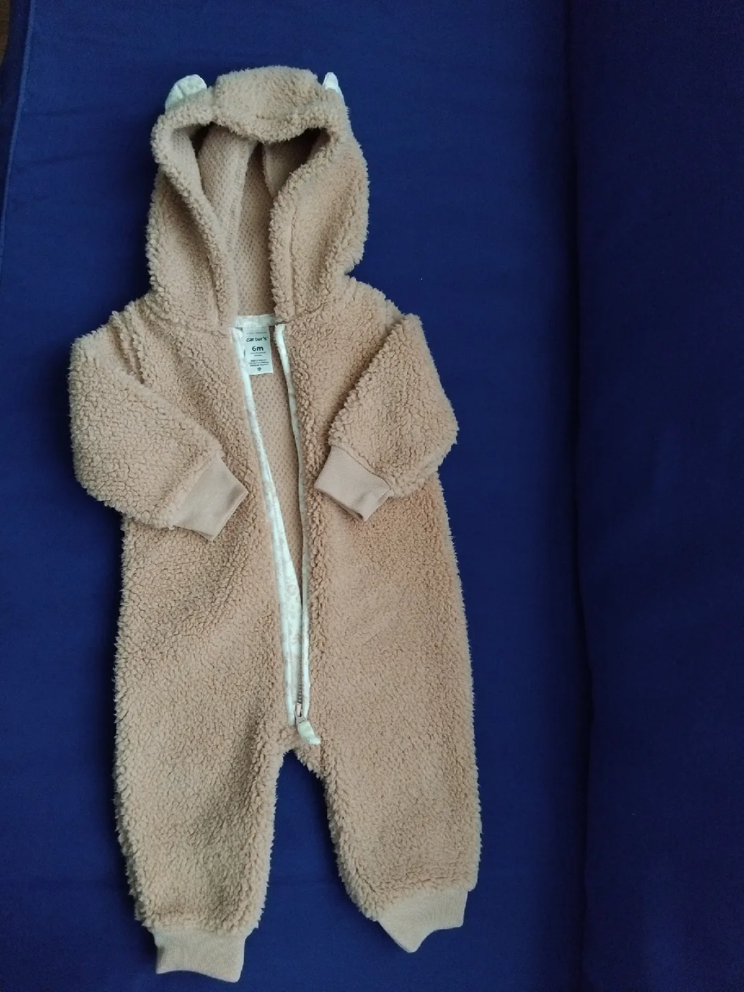 carters fleece onesie 6 mos thumbnail