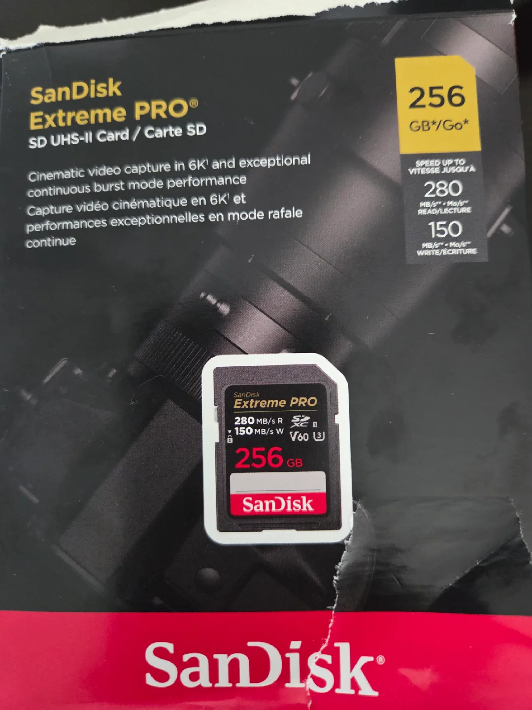 SanDisk 256GB V60 Non Micro SD Card image indicator(3)