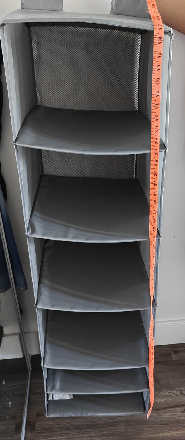 IKEA SKUBB Hanging Organizer - Grey - 35x45x125 cm - photo 2