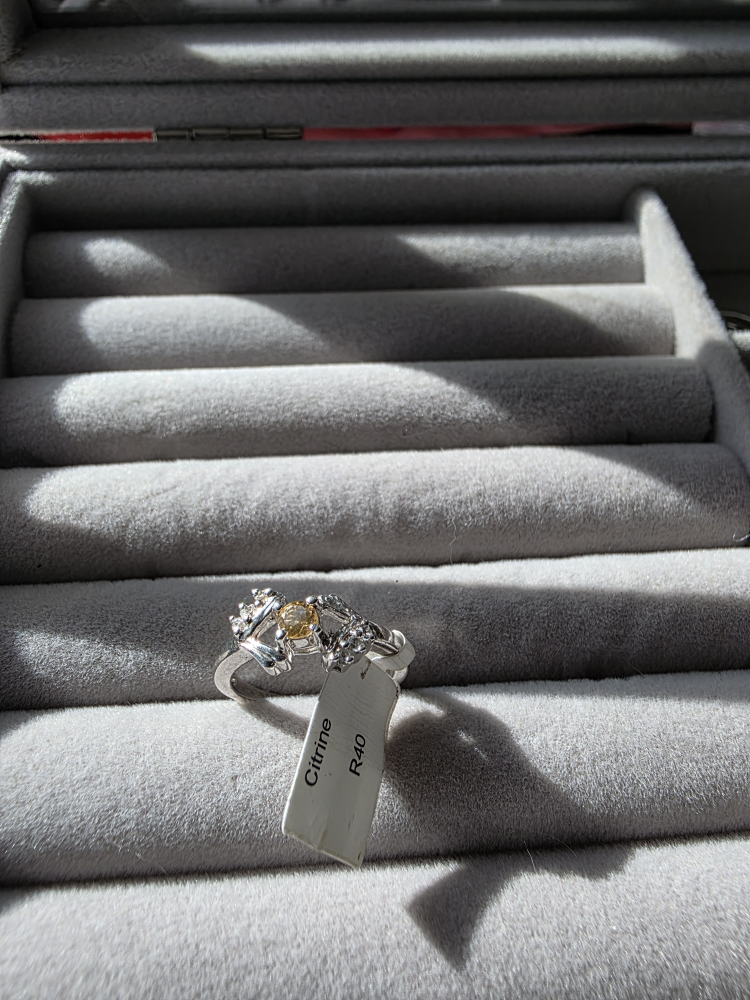 Silver Citrine Ring - photo 2