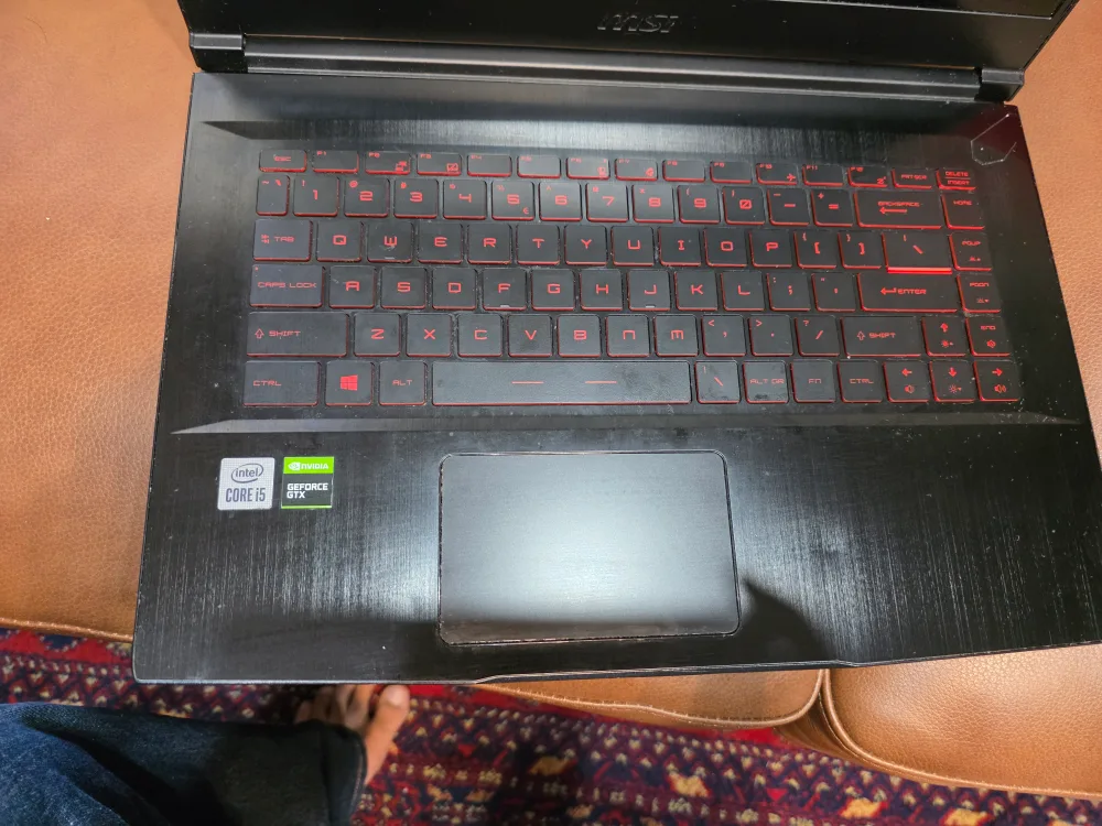 MSI Gaming Laptop - Core i5, GeForce GTX