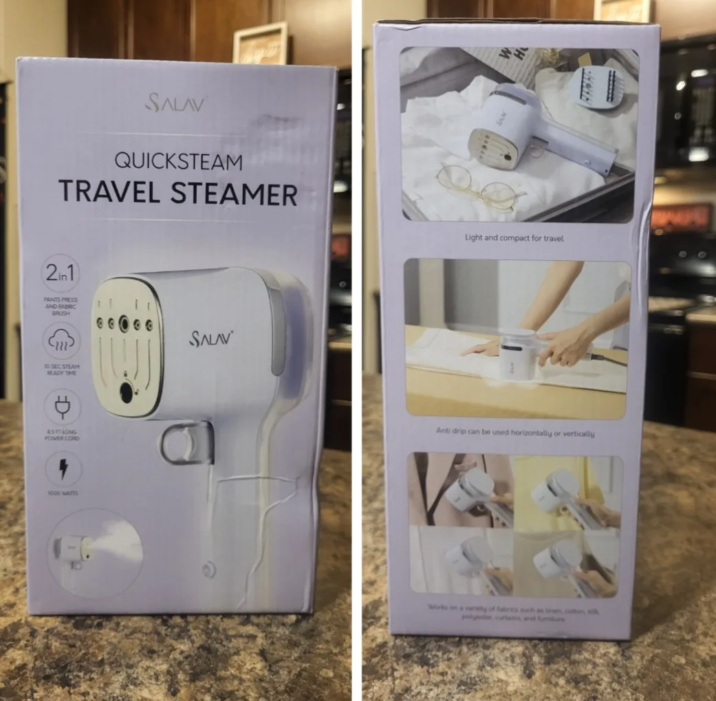 Salav Quicksteam Travel Steamer - New!