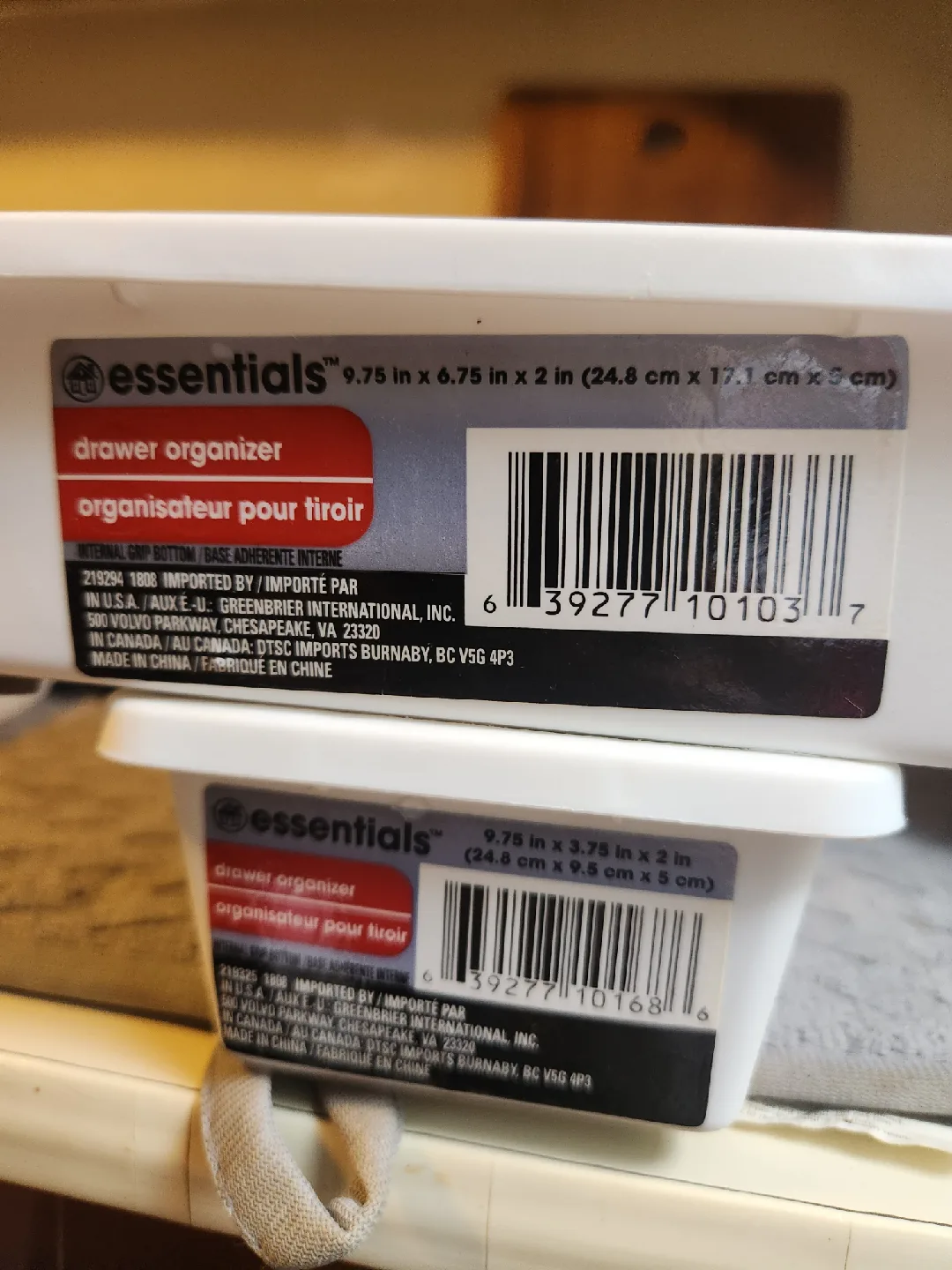 2 Essentials Drawer Organizers image indicator(2)