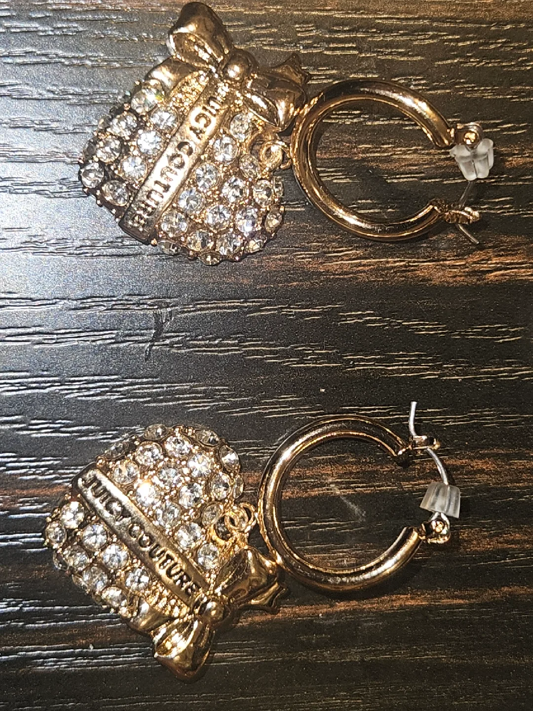 Juicy Couture Gold Heart Earrings image indicator(2)