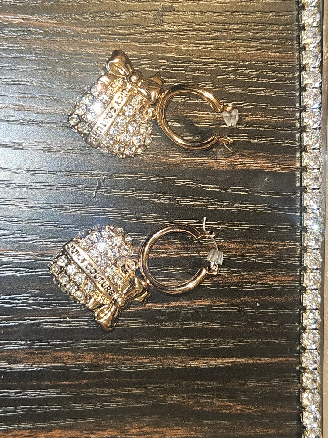 Juicy Couture Gold Heart Earrings image indicator(7)
