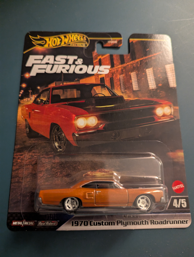 Hot Wheels Fast & Furious 1970 Plymouth Roadrunner