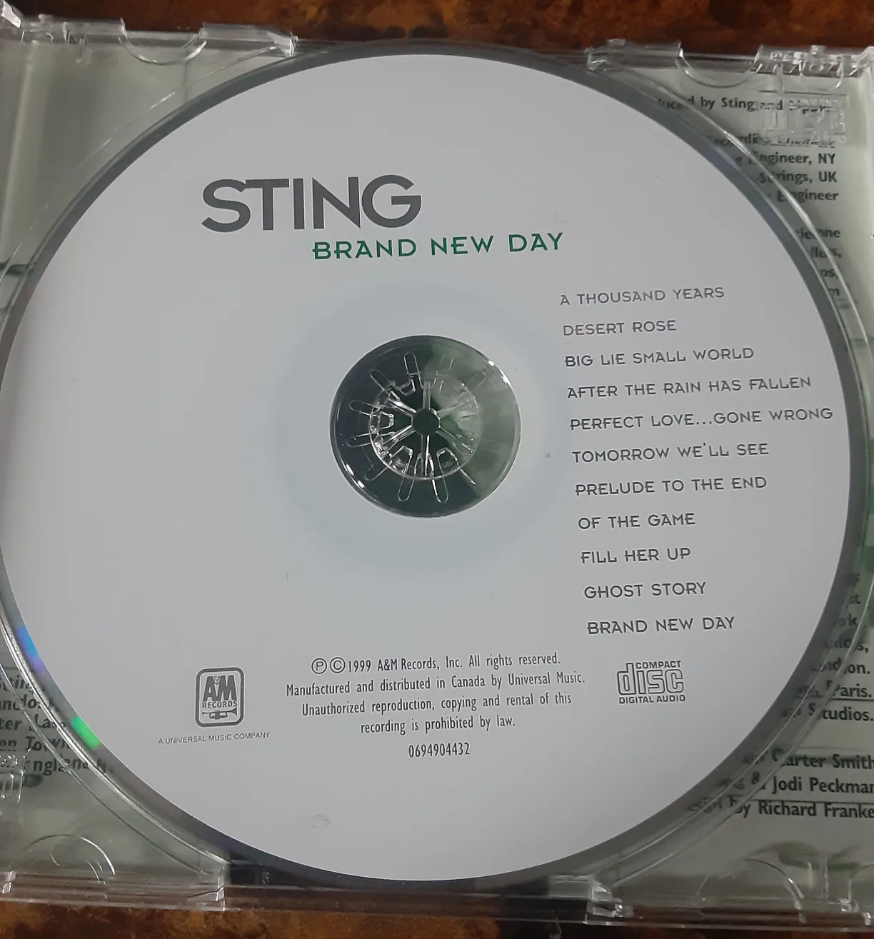 Sting - Brand New Day CD image indicator(2)