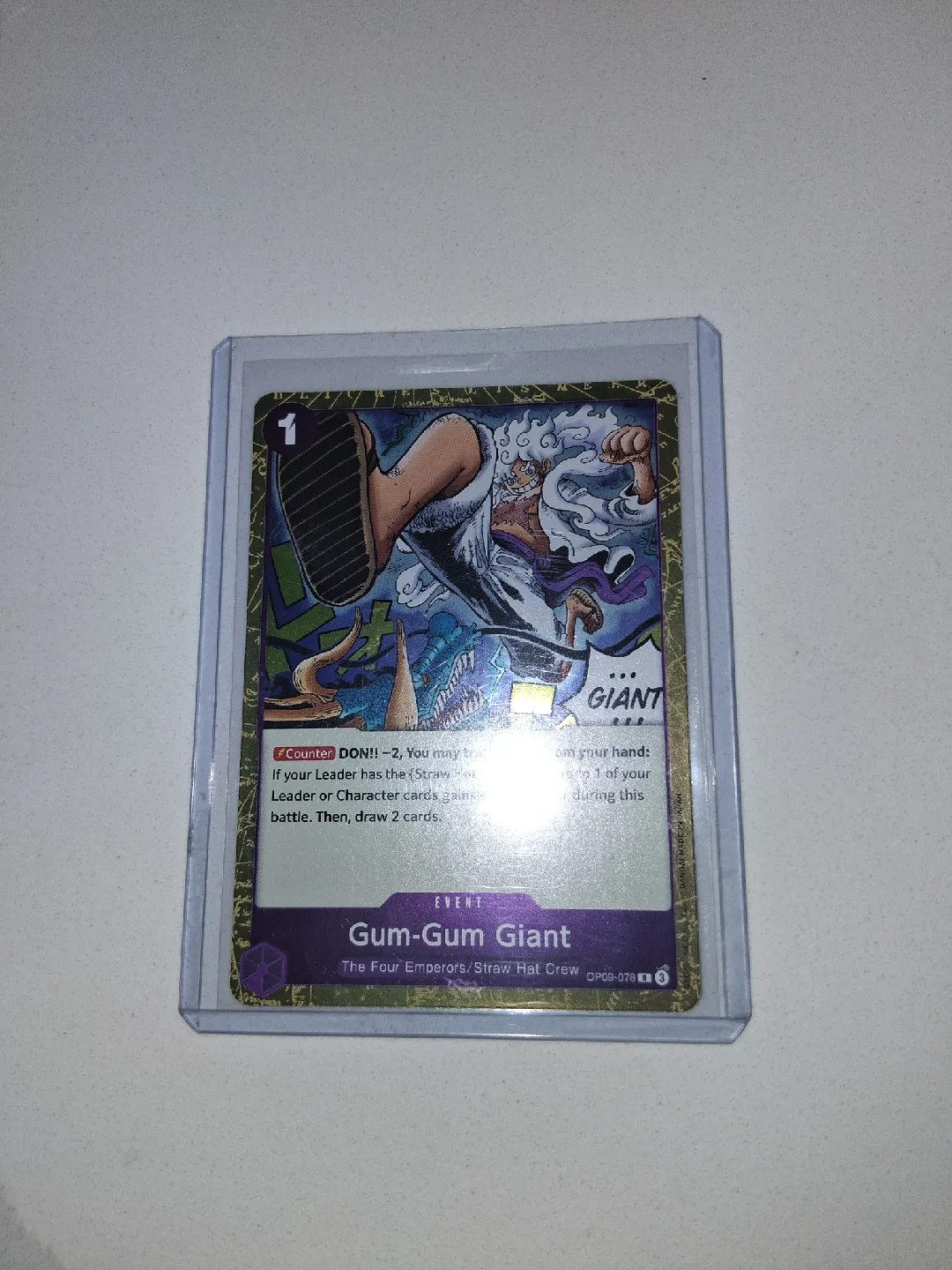 One Piece Gum-Gum Giant Card image indicator(2)