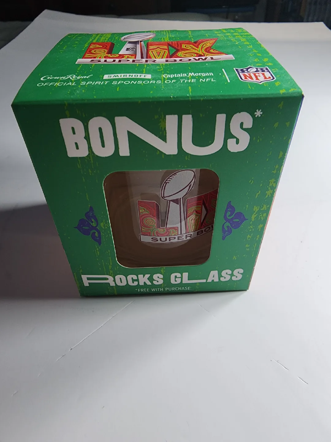 Super Bowl LVIII Rocks Glass thumbnail