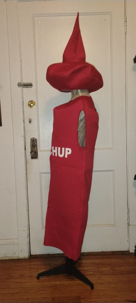 Adult Ketchup Bottle Costume - One Size - photo 2