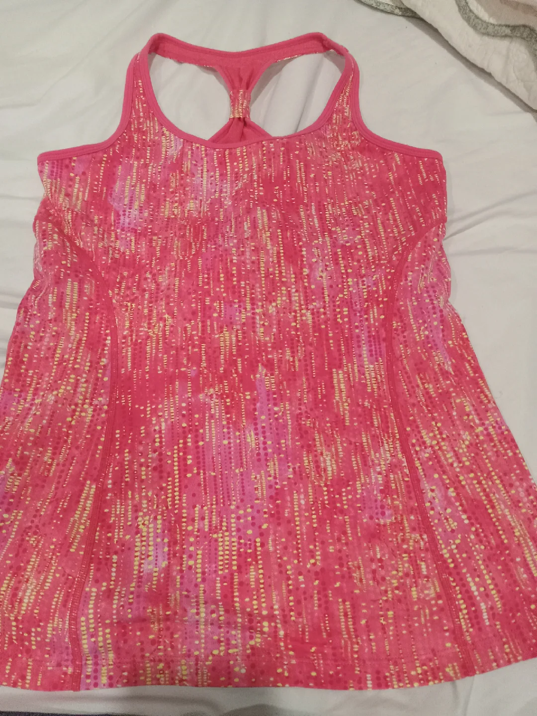 Tuff Athletics Pink Tank Top - Size M thumbnail