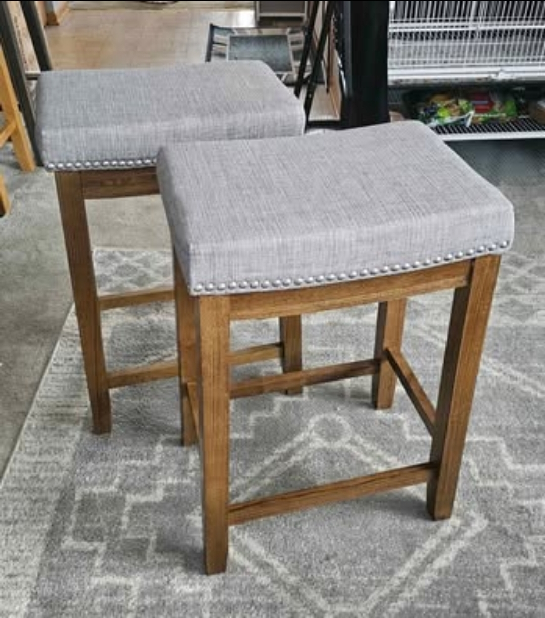 Linon Counter Height Stools - Set of 2